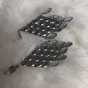 Silver Kendra Scott earrings